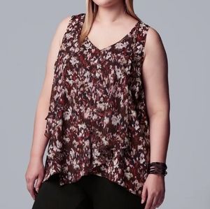 Simply Vera Hankerchief Tank - Medium